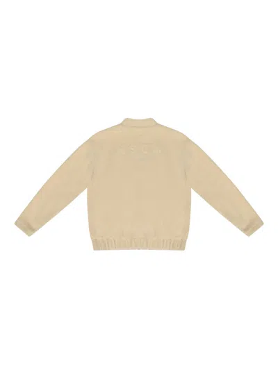 Msgm Abrigo Corto - Blanco In Neutral