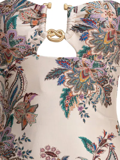 Zimmermann Rhiannon Hardware-detailed Strapless One-piece Swimsuit
