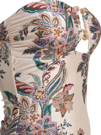 Zimmermann Rhiannon Hardware-detailed Strapless One-piece Swimsuit