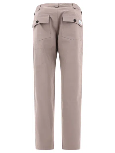 Andblue Button-fly Patch-pocket Trousers
