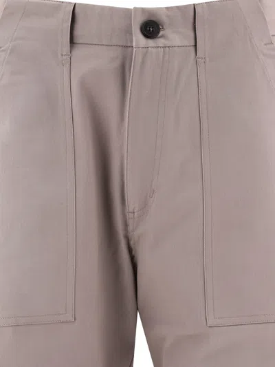 Andblue Button-fly Patch-pocket Trousers