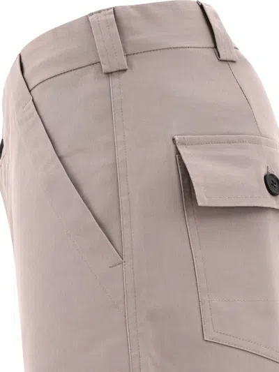 Andblue Button-fly Patch-pocket Trousers