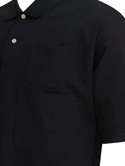 Daiwa Pier39 Daiwa Pier 39 Polo Shirt With Two Pockets In Black