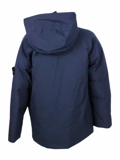 Stone Island Jacket In Blue