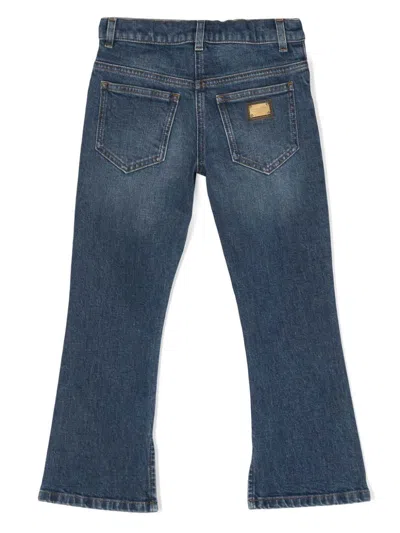 Dolce & Gabbana Jr Jeans Boot-cut - Azul In Blue