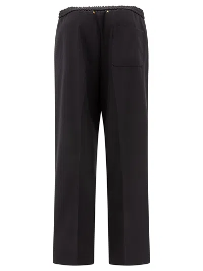 Golden Goose Wool Jogging Pants In Black