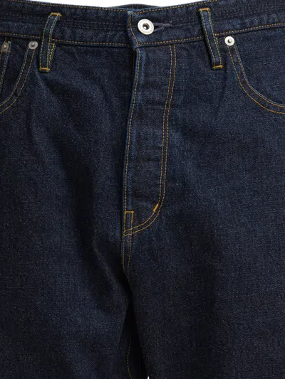 Nonnative Button-fly Jeans In Blue