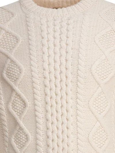 Rakkì Rakki Wool White Knitwear In Neutral