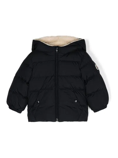 Moncler Blue Amir Down Jacket In Black