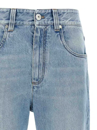Brunello Cucinelli Light Blue Monile Jeans