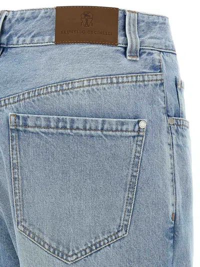 Brunello Cucinelli Light Blue Monile Jeans