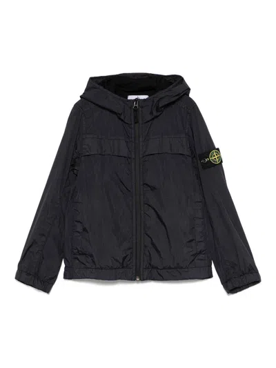 Stone Island Compass-badge Jacket In Black