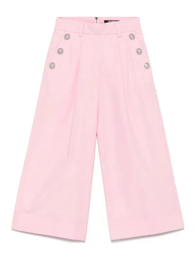 Balmain Pantalón Casual - Rosado In Pink