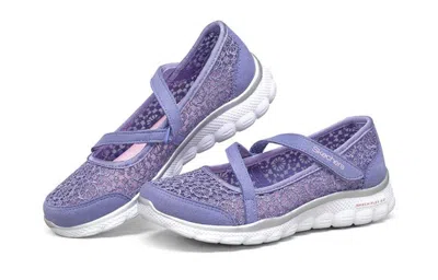 Skechers (gs)  Flex 2.0 'lavender Pink' In Blue