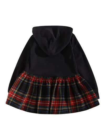Dolce & Gabbana Jr Vestido Corto - Multicolor In Black
