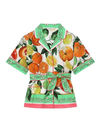 Dolce & Gabbana Jr Camisa - Multicolor In Multi