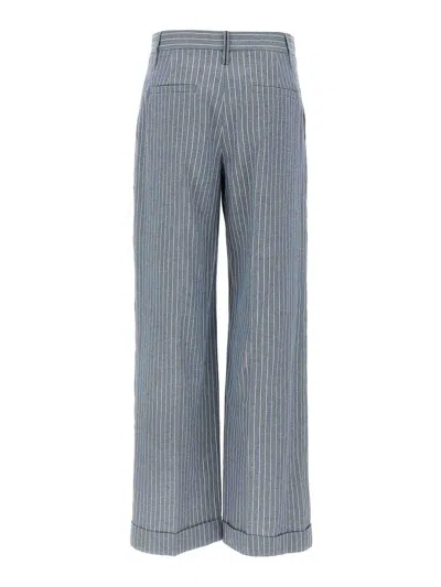 Brunello Cucinelli Women Pinstripe Pants