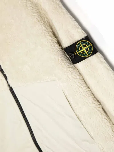 Stone Island Compass-badge Jacket In Yellow