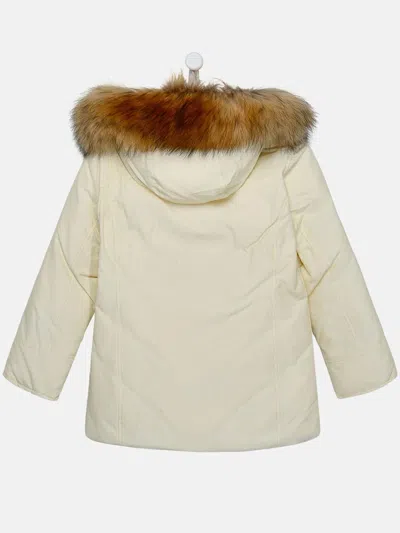 Woolrich Parka Arctic Racoon In Neutral