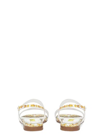Dolce & Gabbana Jr Sandalias - Amarillo