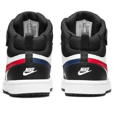 Nike (ps)  Court Borough 2 Mid-top Sneakers Black/white/red