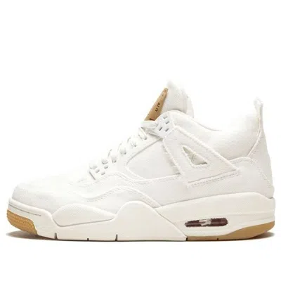 Air Jordan (gs)  4 Retro X Levi's 'white Denim'
