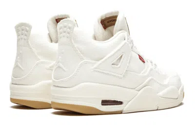 Air Jordan (gs)  4 Retro X Levi's 'white Denim'