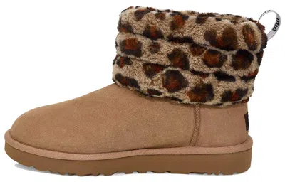 Ugg (wmns)  Fluff Mini Quilted Leopard Fleece Lined 'leopard Print'