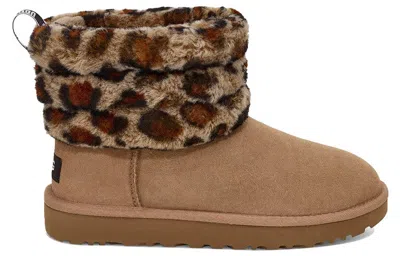 Ugg (wmns)  Fluff Mini Quilted Leopard Fleece Lined 'leopard Print'
