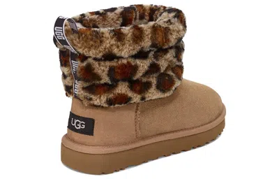 Ugg (wmns)  Fluff Mini Quilted Leopard Fleece Lined 'leopard Print'