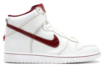 Nike Sb Dunk High Premium 'mafia Pack' In White