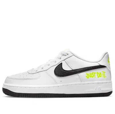 Nike (gs)  Air Force 1 Low 'just Do It - White Volt'