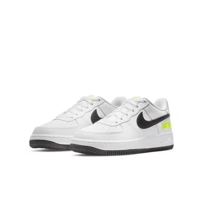 Nike (gs)  Air Force 1 Low 'just Do It - White Volt'