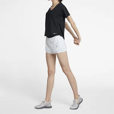 Nike (wmns)  Breathe Miler Running Short Sleeve Sports Bra Professional Black