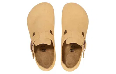 Birkenstock London Suede Leather Narrow Fit Shoes 'latte Cream'