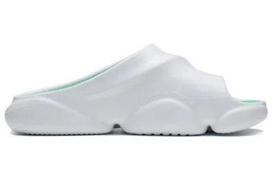 Li-ning (wmns)  8 Pe Courtside Sport Slides 'white Green' In Gray