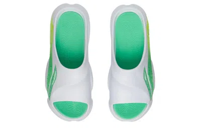 Li-ning (wmns)  8 Pe Courtside Sport Slides 'white Green' In Gray