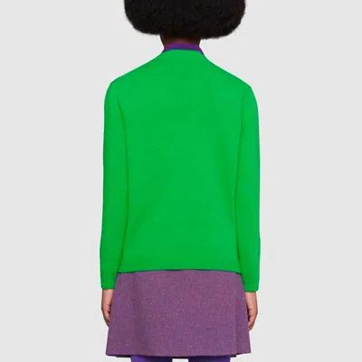 Gucci (wmns)  X Doraemon Wool Crewneck Sweater 'green'