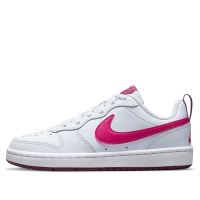 Nike (gs)  Court Borough Low 2 'pure Platinum Pink Prime'