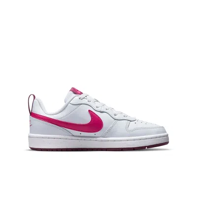 Nike (gs)  Court Borough Low 2 'pure Platinum Pink Prime'