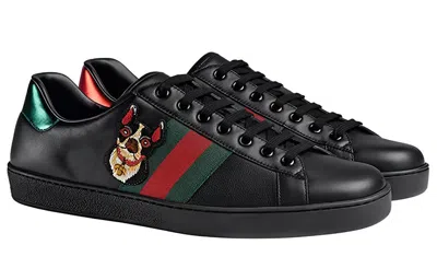 Gucci Ace 'year Of The Dog Black'