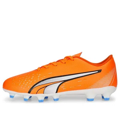 Puma (gs)  Ultra Play Fg Ag 'ultra Orange  White Blue Glimmer'