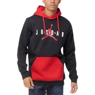 Air Jordan Alphabet Hoodie Men's Black In Black