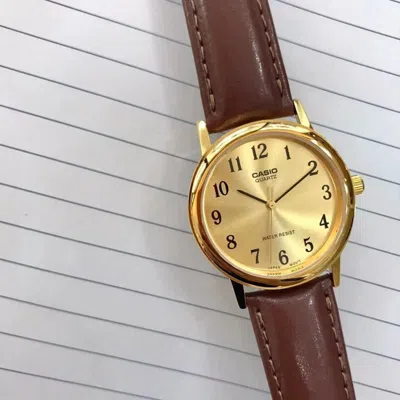 Casio Analog Watch 'gold Brown'