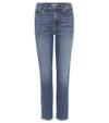 GRLFRND Naomi high-rise cropped straight jeans