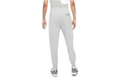 Nike Sportswear Swoosh Tech Sweatpants 'grey White' In Gray