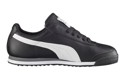 Puma (gs)  Roma Basic 'black White Silver'