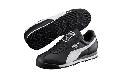 Puma (gs)  Roma Basic 'black White Silver'