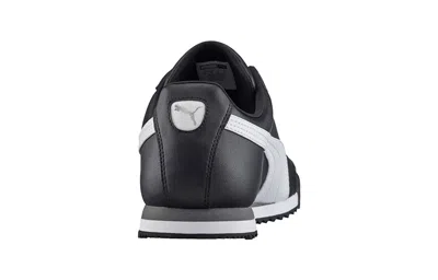 Puma (gs)  Roma Basic 'black White Silver'
