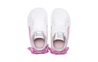Puma (ps)  Basket Bow Patent In White